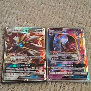 Solgaleo GX and Lunala GX Pokemon